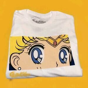 NWT Sailor Moon Men's Officially Licensed Anime Her Eyes Graphic Tee Sz S A113